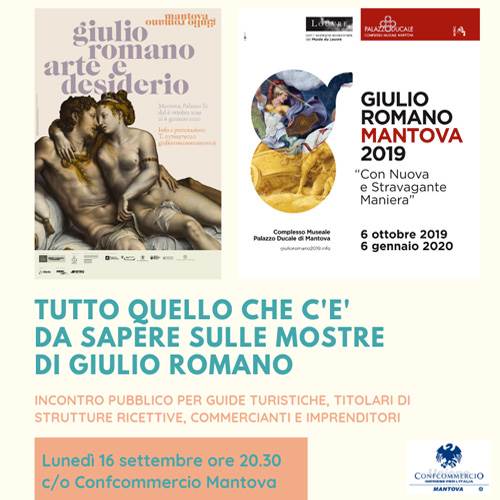 Tutto quello che c'è da sapere sulle mostre di Giulio Romano: il 16 settembre incontro per gli operatori