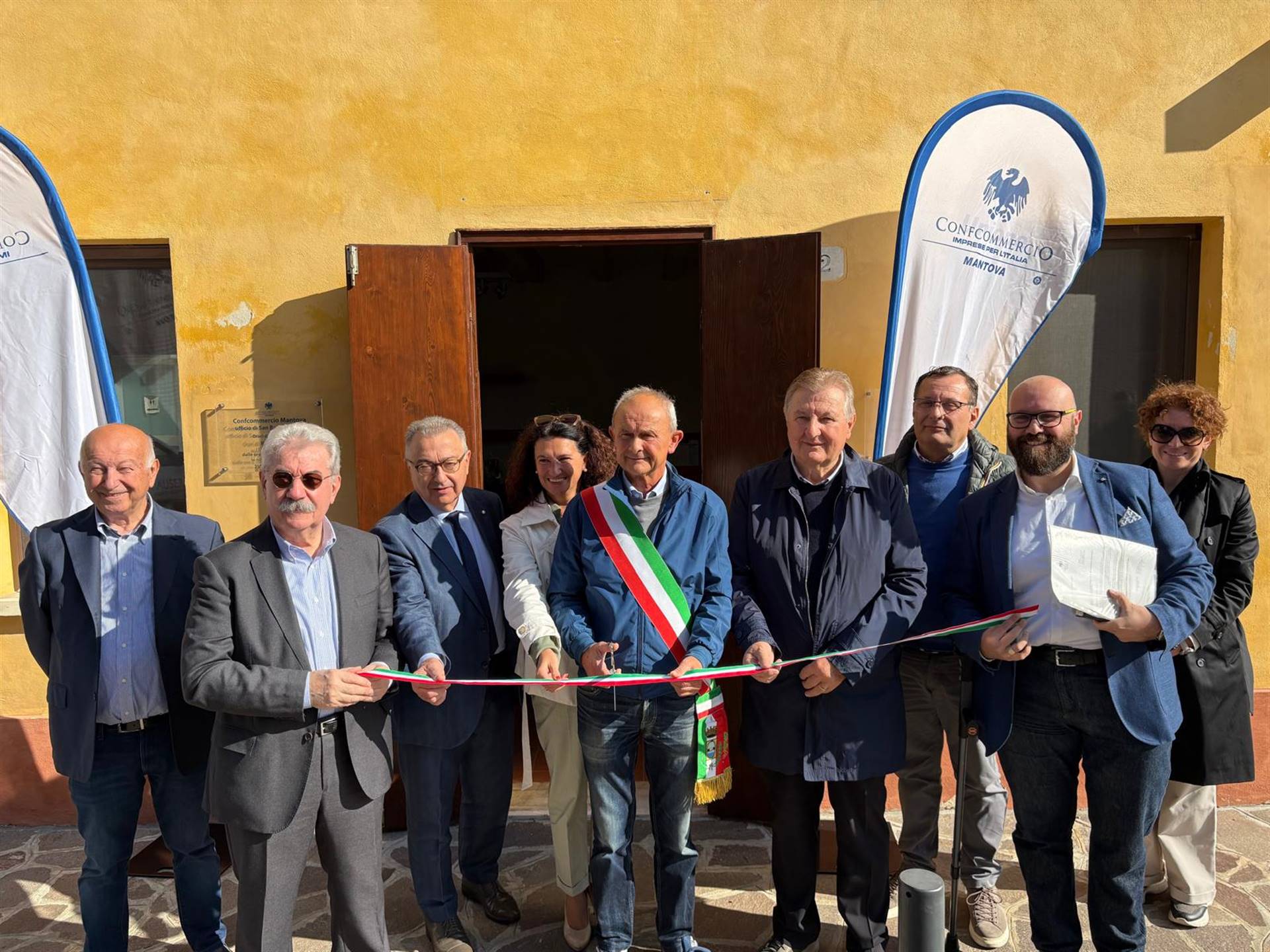 INAUGURATA LA NUOVA SEDE CONFCOMMERCIO DI SAN BENEDETTO PO
