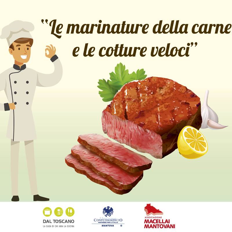 Le marinature della carne e le cotture veloci: sono aperte le iscrizioni al  secondo show cooking  dei Maestri Macellai