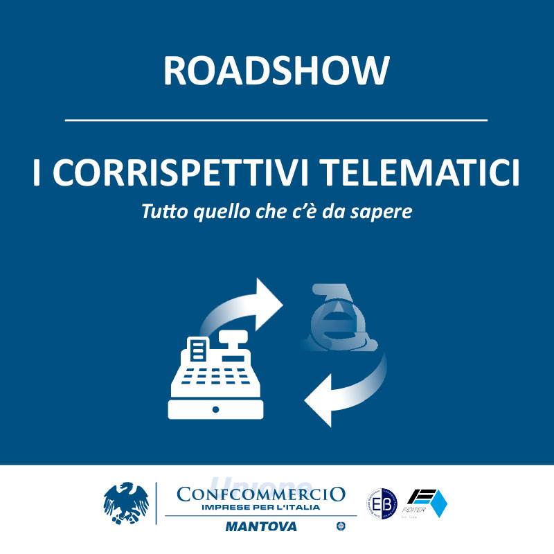 Corrispettivi telematici, al via il roadshow informativo. Primo appuntamento il 1° ottobre a Porto Mantovano