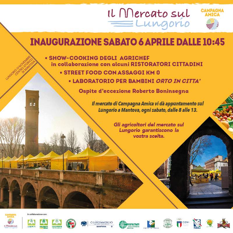 Confcommercio all'inaugurazione del Mercato di Campagna Amica sul Lungorio