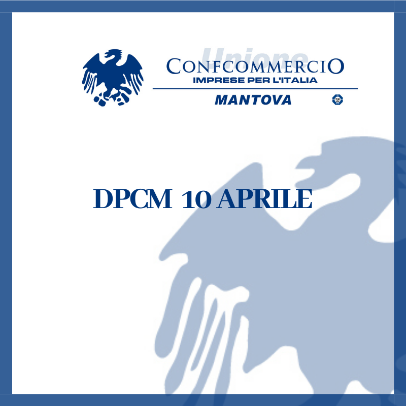 DCPM 10 aprile: restrizioni prorogate al 3 maggio. Riaprono cartolerie e librerie 