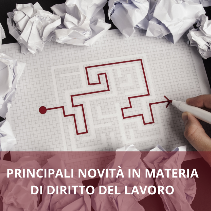 Il 28 febbraio webinar sulle principali novità in materia di diritto del lavoro