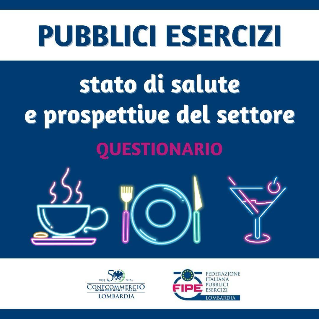 Questionario per i pubblici esercizi:  andamento 2023 e prospettive