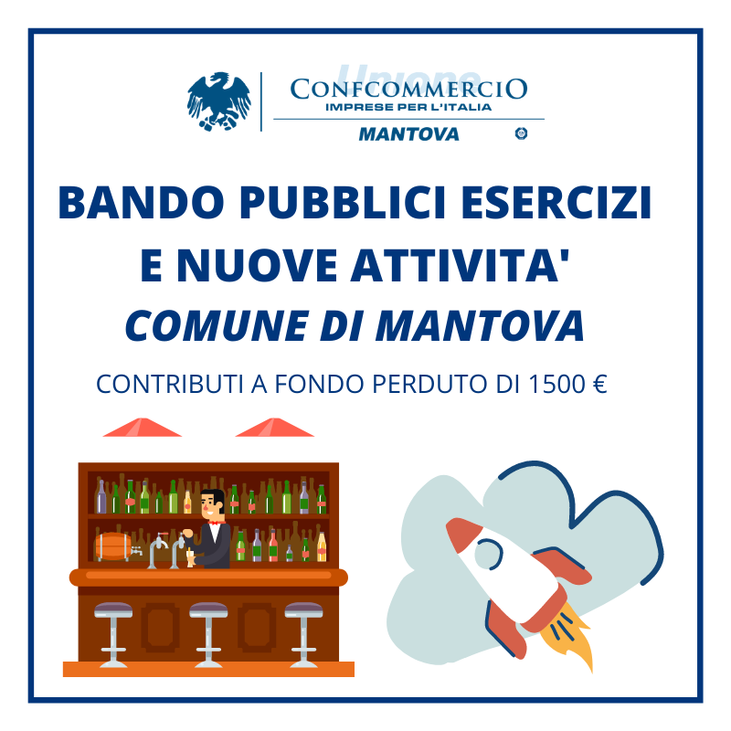 Bando pubblici esercizi e nuove attività - comune di Mantova
