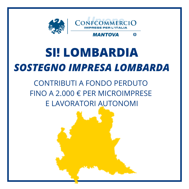 Bando  Si!Lombardia - Sostegno Impresa Lombarda