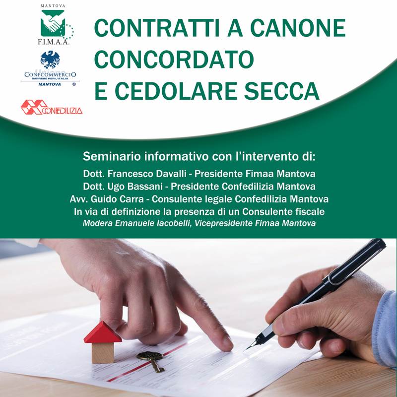 Mediatori e proprietari immobiliari a raccolta: sabato 25 maggio seminario su contratti a canone concordato e cedolare secca