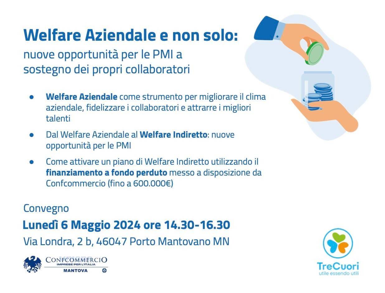 Welfare aziendale e non solo, lunedì 6 maggio un convegno da non perdere