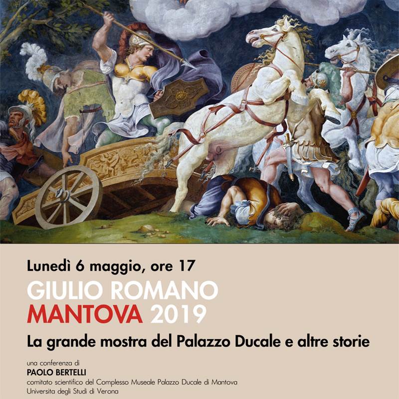 Il 6 maggio lectio magistralis in Ducale sulla grande mostra d'autunno su Giulio Romano