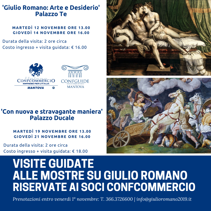 Visite guidate per gli Associati alle mostre su Giulio Romano