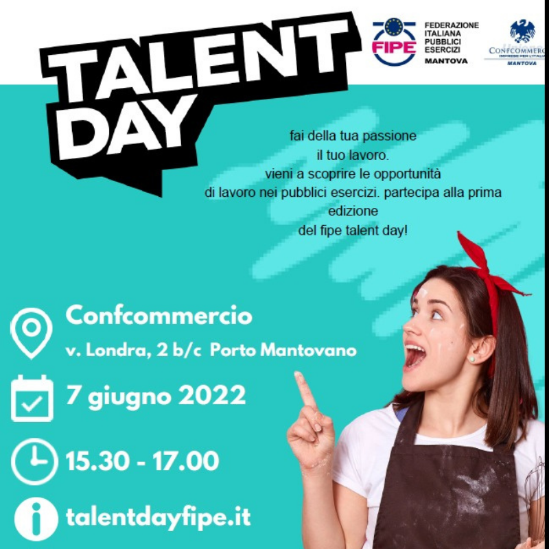  Il 7 giugno in Confcommercio il FIPE TALENT DAY - sono aperte le iscrizioni!