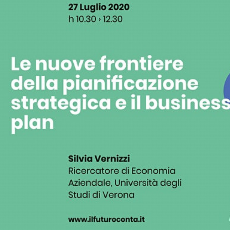 Webinar gratuito "Le nuove frontiere della pianificazione strategica e business plan"