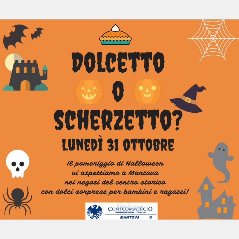 Ad Halloween &quot;Dolcetto o scherzetto?&quot; con i commercianti del centro storico di Mantova