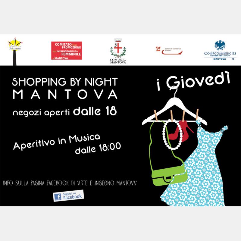 Domani debutta Shopping by night Mantova: il programma
