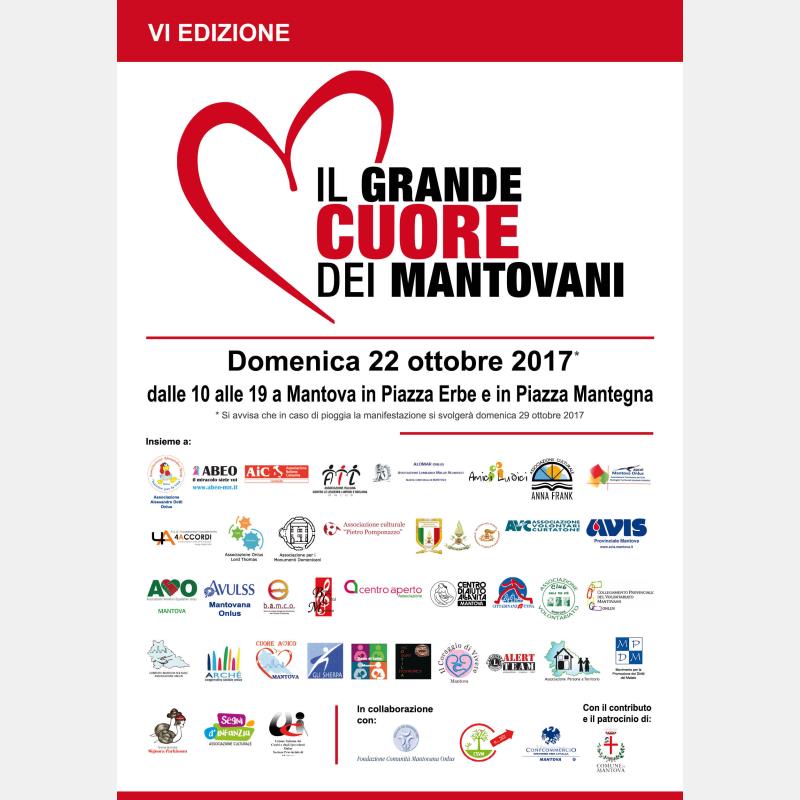 Domenica 29 ottobre torna la VI edizione de 'Il Grande Cuore dei Mantovani'. Confcommercio tra i sostenitori