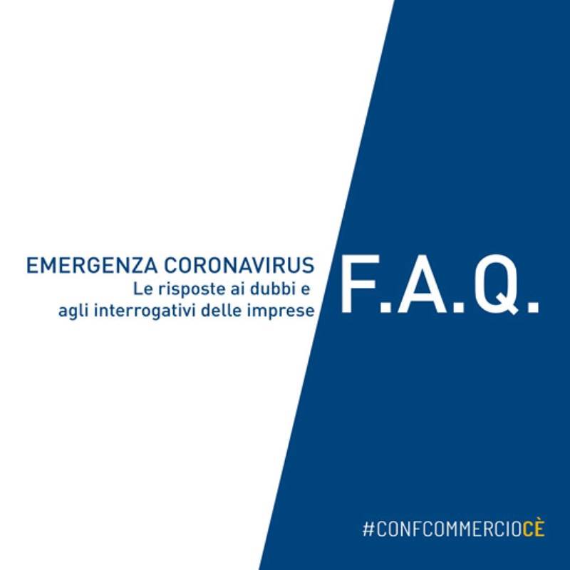 FAQ Emergenza Coronavirus
