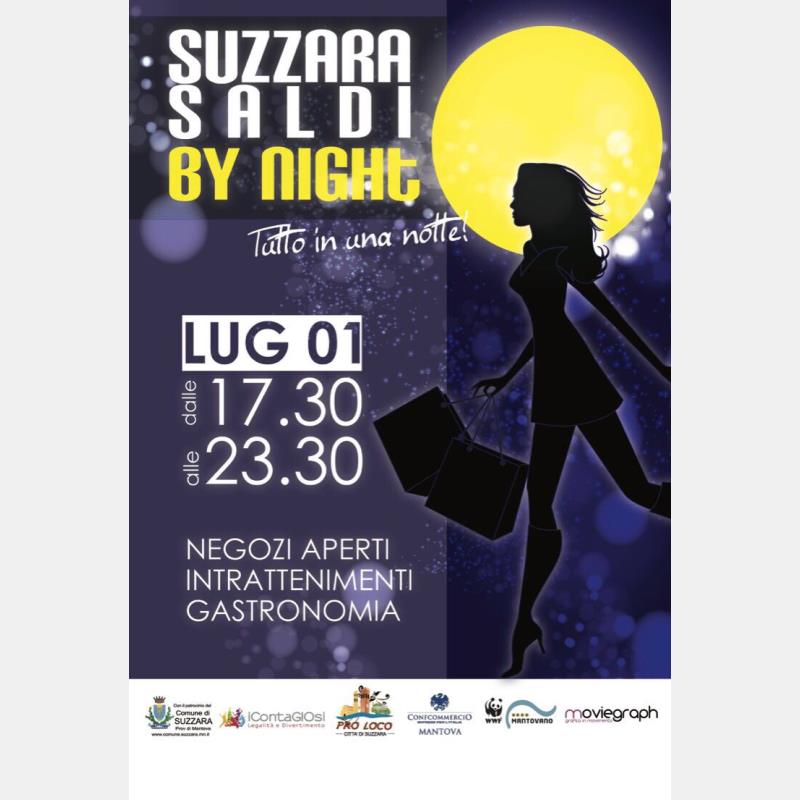 Sabato 1° luglio c'è "Suzzara Saldi by Night": in centro storico negozi aperti fino a tardi, musica, spettacoli e tante golosità