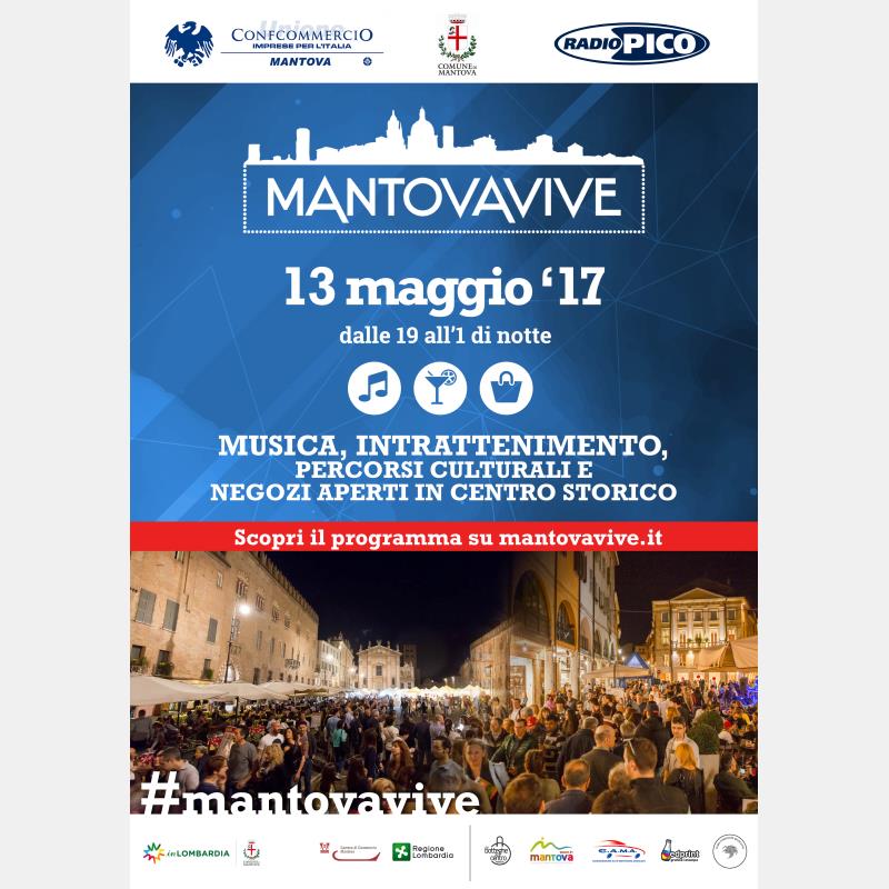 Sabato 13 maggio torna MANTOVAVIVE