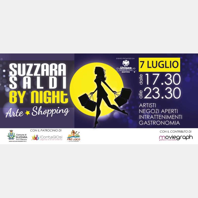 Sabato 7 luglio torna &quot;Suzzara Saldi By Night&quot;, la notte degli sconti. In centro negozi aperti, musica, spettacoli e golosit&#224;