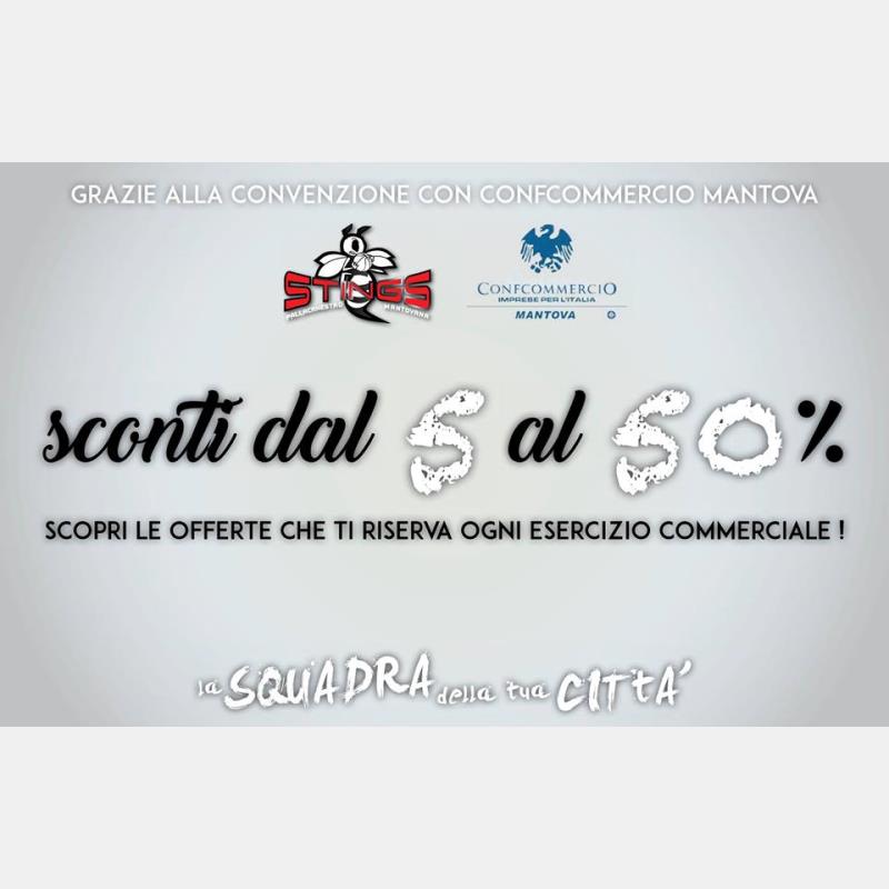 Sconti nei negozi per i tifosi degli Stings: successo per il progetto di Confcommercio Mantova e Pallacanestro Mantovana