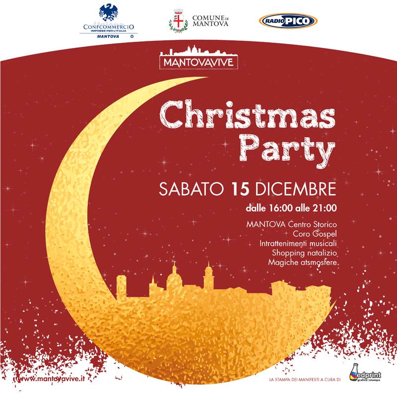 Sabato 15 dicembre torna in città il Christmas Party